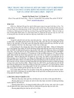 Thực trạng việc đánh giá kết quả học tập và biện pháp nâng cao chất lượng kiểm tra đánh giá kết quả học tập của sinh viên khoa Điện – Điện tử