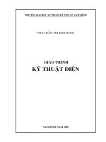 Giáo trình Kỹ thuật điện - ĐH Sư Phạm Kỹ Thuật Nam Định