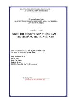 Nghề thủ công truyền thống làm thuyền bằng tre tại việt nam    công trình dự thi giải thưởng sinh viên nghiên cứu khoa học   euréka lần thứ xv năm 2013  