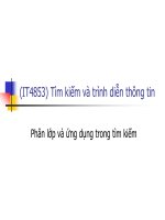 Bài giảng Tìm kiếm và trình diễn thông tin: Bài 16 - TS.Nguyễn Bá Ngọc