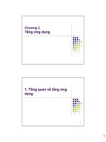 Bài giảng Mạng máy tính: Chương 2 - Bùi Trọng Tùng