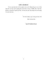 Quy trình kiểm toán báo cáo tài chính tại Công ty Khách hàng ABC Minh họa kiểm toán khoản mục Hàng tồn kho