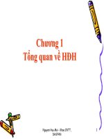 Bài giảng HĐH: Chương 1 - Nguyễn Hữu Mùi
