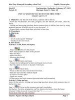 giáo án tiếng anh lớp 5 năm học 2020  2021 e5  week 22 