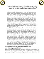 Giáo trình hình thành quy trình điều khiển tổng quan về gia tốc hệ điều hành của hệ thống p1