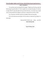 Đồ án tốt nghiệp Nghiên cứu đề xuất quy trình chế biến sữa gạo từ gạo đen hữu cơ