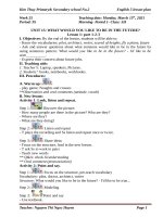 giáo án tiếng anh lớp 5 năm học 2020  2021 e5  week 25 