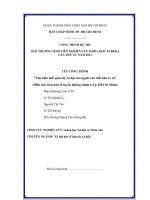 Tìm hiểu mối quan hệ xã hội của người cao tuổi bán vé số (điển cứu trên một số tuyến đường chính ở tp  hồ chí minh)    công trình dự thi giải thưởng sinh viên nghiên cứu khoa học   euréka lần thứ xv nă 