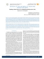 Xếp hạng câu trả lời trong các trang web hỏi đáp cộng đồng