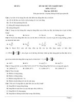 đề thi thử TN THPT 2021   môn vật lý   nhóm GV MGB   đề 5   file word có lời giải chi tiết