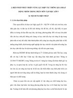 biện pháp phát triển năng lực hợp tác thông qua hoạt động nhóm trong phân môn tập đọc lớp 5 