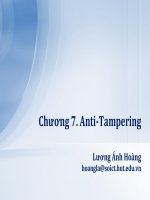 Bài giảng Lập trình an toàn: Chương 7 - Lương Ánh Hoàng