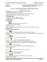 giáo án tiếng anh lớp 5 năm học 2020  2021 e5  week 23 