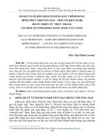 Hành vi lôi kéo khách hàng bất chính bằng hình thức khuyến mại – một số kiến nghị hoàn thiện từ thực trạng tại một số tỉnh đồng bằng sông Cửu Long