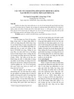 Các yếu tố ảnh hưởng đến quyết định mua hàng tại chuỗi cửa hàng tiện lợi Circle K
