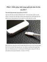 Phần 1: Khắc phục tình trạng ngốn pin như tên lửa của iOS 7