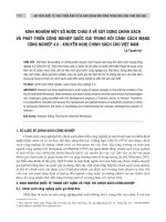 Kinh nghiệm một số nước Châu Á về xây dựng chính sách và phát triển công nghiệp quốc gia trong bối cảnh cách mạng công nghiệp 4.0 - Khuyến nghị chính sách cho Việt Nam