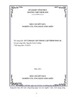 xử lí đoạn con trong lập trình pascal 