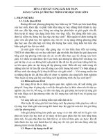 Rèn luyện kỹ năng giải bài toán bằng cách lập phương trình cho học sinh lớp 8 