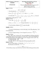 Đề thi học sinh giỏi môn Toán lớp 7 cấp cụm năm 2020-2021 có đáp án - Phòng GD&ĐT Yên Định
