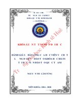 đánh giá sự hài lòng của học viên về chất lượng dịch vụ đào tạo khóa học ielts tại học viện đào tạo quốc tế ani 