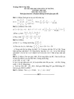 Đề thi học sinh giỏi môn Toán lớp 7 cấp trường năm 2020-2021 có đáp án - Trường THCS Văn Tiến, Vĩnh Phúc