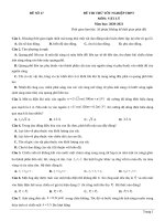 17  đề thi thử TN THPT 2021   môn vật lý   nhóm GV MGB   đề 17   file word có lời giải chi tiết