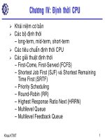 Bài giảng Hệ điều hành: Chương 4 - ThS. Hà Lê Hoài Trung