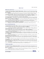 Nghiên cứu các yếu tố ảnh hưởng tới hiệu quả kinh doanh của các ngân hàng thương mại Việt Nam thực hiện hoạt động sáp nhập, hợp nhất