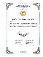 Thiết kế và tổ chức dạy học chủ đề tích hợp phần lịch sử việt nam (1945 1954) ở trường THPT (chương trình chuẩn) theo hướng phát triển năng lực học sinh 