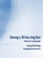 Bài giảng Lập trình an toàn: Chương 6 - Lương Ánh Hoàng