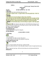 Giáo án khối 4 năm học 2020  2021 tuan 1 