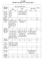Đề thi học kì 2 môn Hóa học lớp 9 năm 2019-2020 có đáp án - Trường THCS Khương Đình
