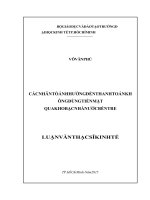 Luận văn thạc sĩ quản lý kinh tế (FULL) các nhân tố ảnh hưởng đến thanh toán không dùng tiền mặt qua kho bạc nhà nước bến tre 