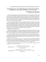 Thành phần loài và đặc điểm phân bố của một số loài bọ xít (Hemiptera) ở vùng đệm vườn quốc gia Ba Vì, Hà Nội