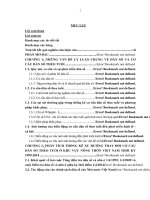 Nghiên cứu thống kê biến đổi cơ cấu dân số theo tuổi ở khu vực nông thôn việt nam (tt) 