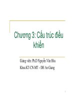Bài giảng Nguyên lý ngôn ngữ lập trình - Chương 3: Cấu trúc điều khiển