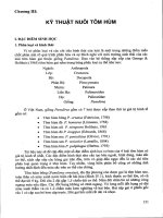 Cẩm nang nuôi loài giáp xác: Phần 2