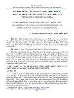 Mô hình pháp lí về tổ chức công đoàn một số quốc gia trên thế giới và đề xuất cho Việt Nam trong bối cảnh toàn cầu hóa