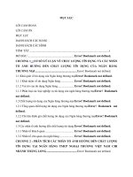 Nghiên cứu các nhân tố ảnh hưởng đến chất lượng tín dụng của ngân hàng TMCP ngoại thương việt nam chi nhánh thăng long (tt) 