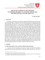 Một số quan điểm của Hồ Chí Minh về giáo dục đại học và vận dụng trong việc đổi mới giáo dục đại học hiện nay