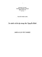 So sánh và ẩn dụ trong thơ nguyễn bính 