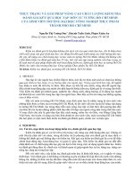 Thực trạng và giải pháp nâng cao chất lượng kiểm tra đánh giá kết quả học tập môn tư tưởng Hồ Chí Minh của sinh viên trường Đại học Công nghiệp Thực phẩm Tp. Hồ Chí Minh