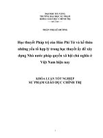 Học thuyết pháp trị của hàn phi tử và kế thừa những yếu tố hợp lý trong học thuyết ấy để xây dựng nhà nước pháp quyền xã hội chủ nghĩa ở việt nam hiện nay 