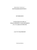 Luận văn thạc sĩ quản lý kinh tế (FULL) đánh giá khả năng tiếp cận tín dụng chính thức của doanh nghiệp nhỏ và vừa tại địa bàn tp bến tre 
