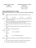 Đề thi học kì 2 môn GDCD lớp 7 năm 2019-2020 - Trường THCS Gia Thụy