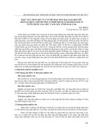 Khu vực phân bố và vấn đề bảo tồn hai loài bò tót (Bos Gaurus), Sơn dương (Capricornis Sumatraensis) ở vườn quốc gia Chư Yang Sin, tỉnh Đắk Lắk