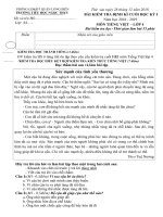 Đề thi học kì 1 môn Tiếng Việt lớp 4 năm 2018-2019 - Trường Tiểu học Ngọc Thụy