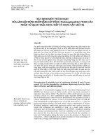 Xác định mức thích nghi của làm giàu rừng khộp bằng cây tếch (Tectona grandis L.F.) theo các nhân tố quan trắc trực tiếp và thực vật chỉ thị