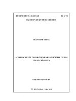 Acid uric huyết thanh ở bệnh nhân nhồi máu cơ tim cấp st chênh lên 